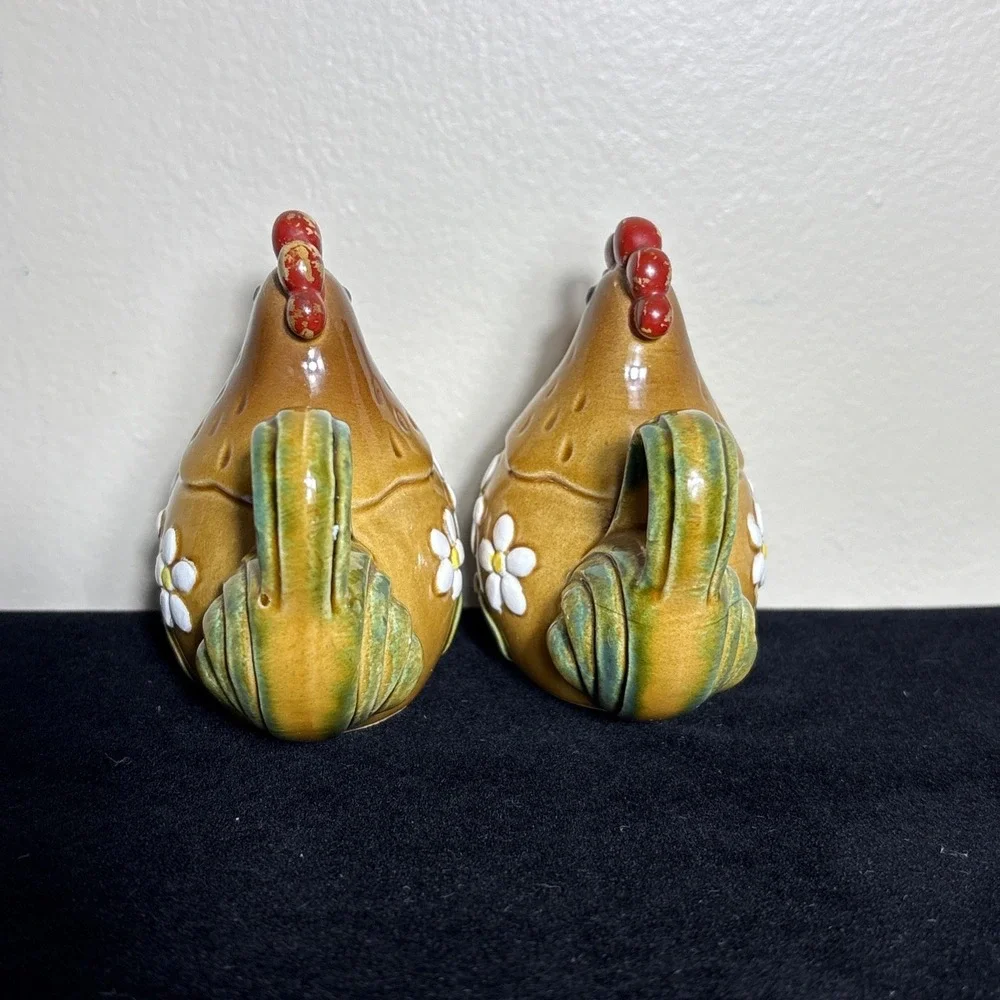 Vintage Norcrest Rooster Salt And Pepper‎ Shakers